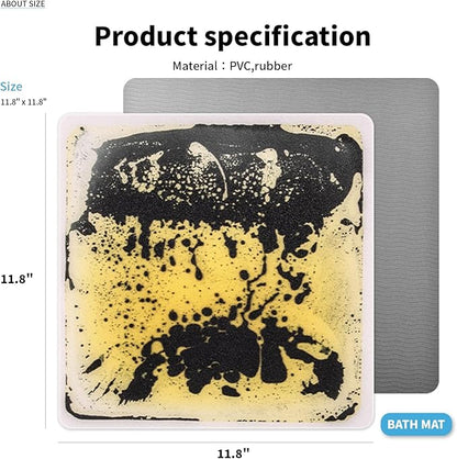 Art3d Liquid Fusion Activity Play Mat for Kids, Pack of 9 Tiles 12" X 12", Multi-Color, Round Corner